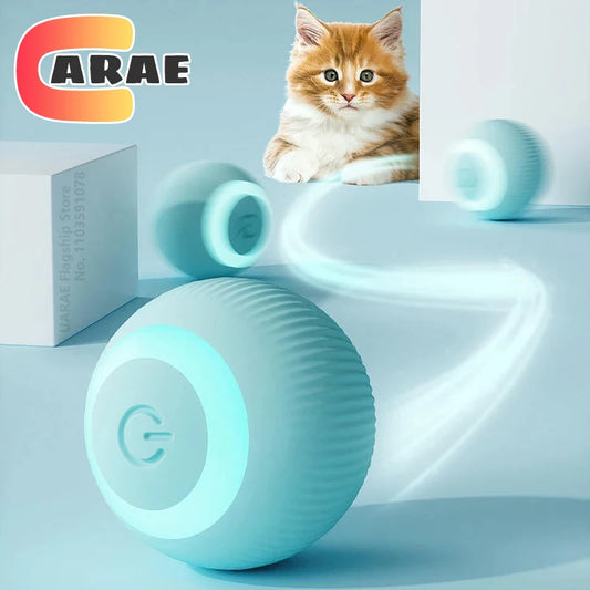 Interactive Smart Rolling Ball for Cats – Automatic, Electric, and Irresistible Fun for Active & Happy Cats!